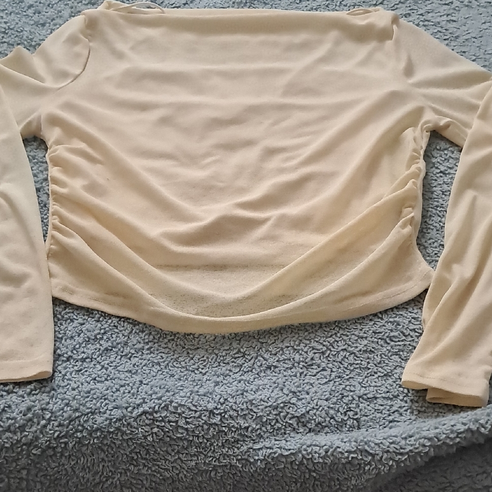 Cider Pale Yellow Layered Top